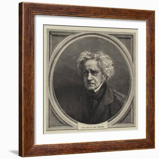 The Late Sir John Herschel-null-Framed Giclee Print