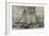 The Late Sorties from Paris, the Arc De Triomphe, Champs Elysees-null-Framed Giclee Print