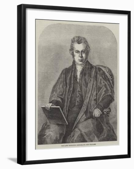 The Late Venerable Archdeacon John Williams-null-Framed Giclee Print