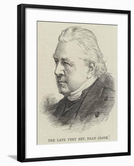 The Late Very Reverend Dean Close-null-Framed Giclee Print