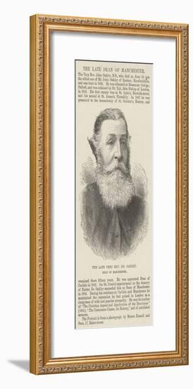 The Late Very Reverend Dr Oakley, Dean of Manchester-null-Framed Giclee Print