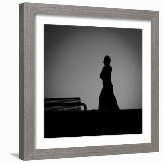 The Late Walk-Sharon Wish-Framed Photographic Print