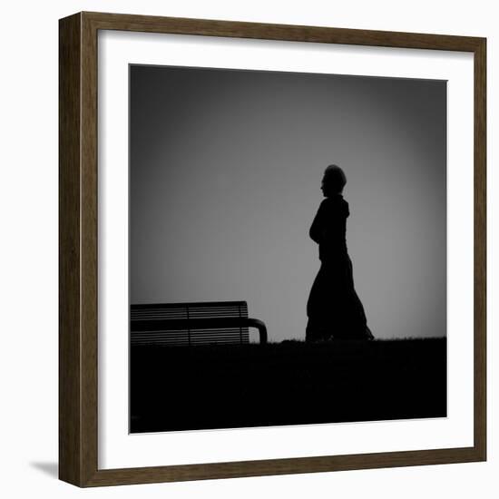 The Late Walk-Sharon Wish-Framed Photographic Print