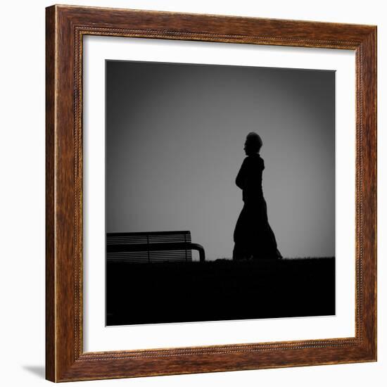 The Late Walk-Sharon Wish-Framed Photographic Print