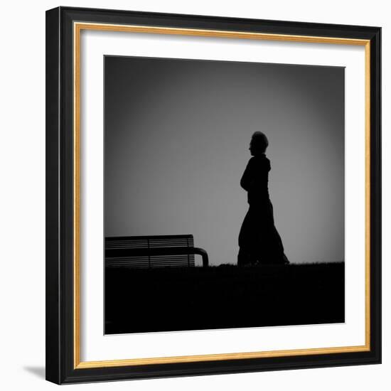 The Late Walk-Sharon Wish-Framed Photographic Print