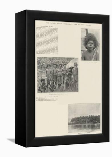 The Latest British Dependency, the Solomon Islands-null-Framed Premier Image Canvas