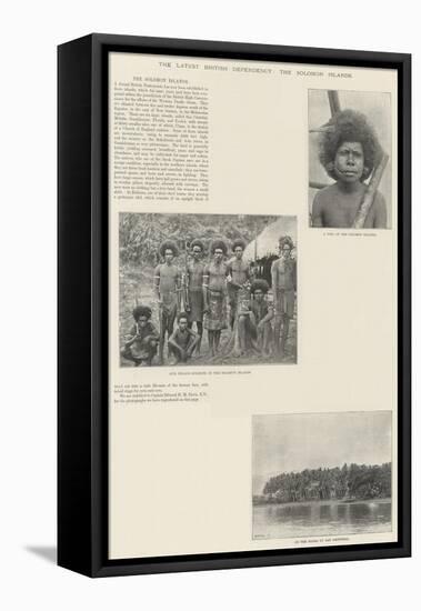 The Latest British Dependency, the Solomon Islands-null-Framed Premier Image Canvas