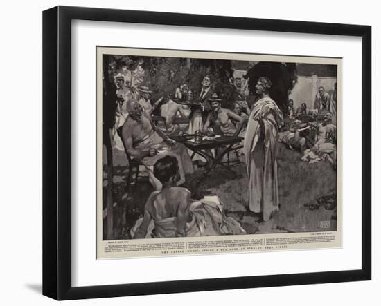 The Latest Cure, Inside a Sun Bath at Stralau, Near Berlin-Frank Craig-Framed Giclee Print