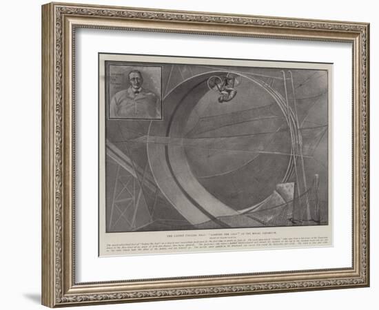 The Latest Cycling Feat, Looping the Loop at the Royal Aquarium-Ralph Cleaver-Framed Giclee Print