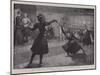 The Latest Sport for Women, a Bout in a London Fencing School-Frederick Henry Townsend-Mounted Giclee Print