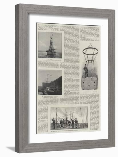 The Latest Stages of Arctic Exploration-null-Framed Giclee Print