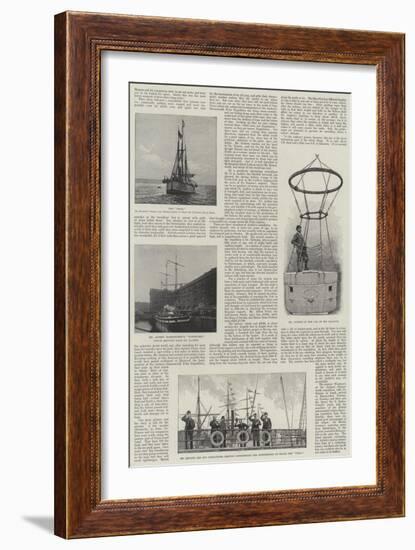 The Latest Stages of Arctic Exploration-null-Framed Giclee Print