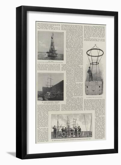 The Latest Stages of Arctic Exploration-null-Framed Giclee Print