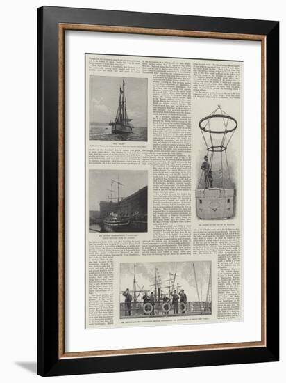 The Latest Stages of Arctic Exploration-null-Framed Giclee Print