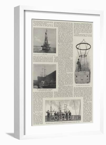 The Latest Stages of Arctic Exploration-null-Framed Giclee Print
