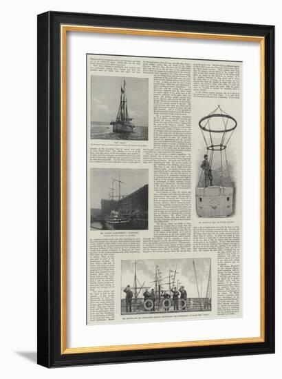 The Latest Stages of Arctic Exploration-null-Framed Giclee Print