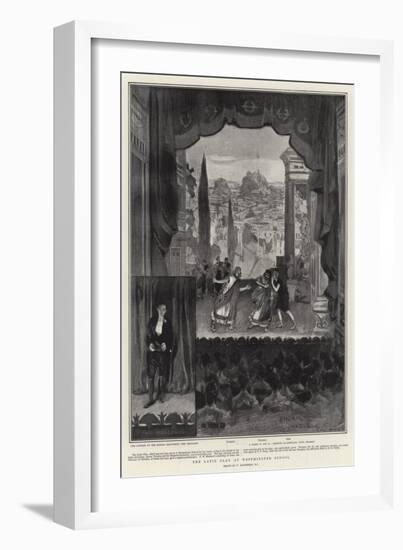 The Latin Play at Westminster School-William Hatherell-Framed Giclee Print