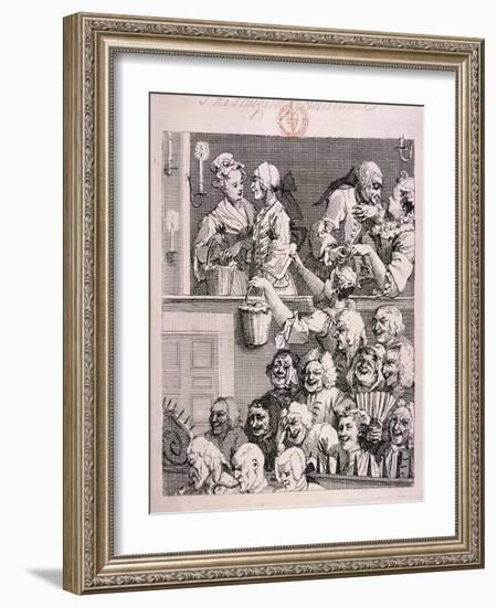 The Laughing Audience, 1733-William Hogarth-Framed Giclee Print