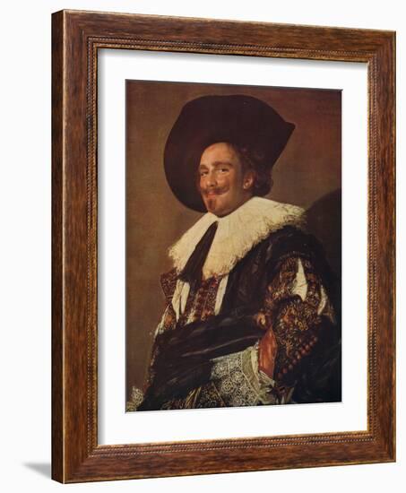 'The Laughing Cavalier', 1624, (c1915)-Frans Hals-Framed Giclee Print