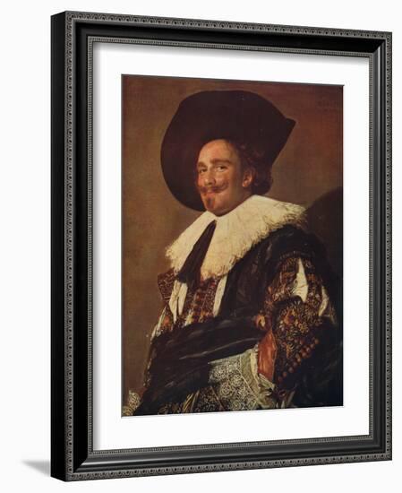 'The Laughing Cavalier', 1624, (c1915)-Frans Hals-Framed Giclee Print