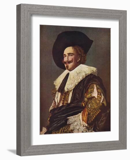 'The Laughing Cavalier', 1624-Frans Hals-Framed Giclee Print