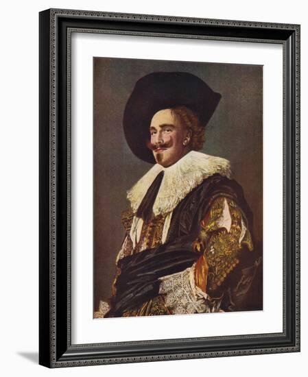 'The Laughing Cavalier', 1624-Frans Hals-Framed Giclee Print