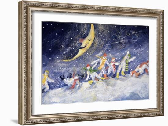 The Laughing Moon-David Cooke-Framed Giclee Print