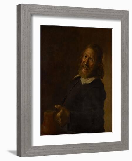 The Laughing Toper, 18th Century-Frans Hals-Framed Giclee Print