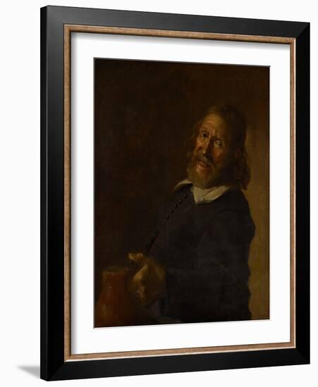 The Laughing Toper, 18th Century-Frans Hals-Framed Giclee Print