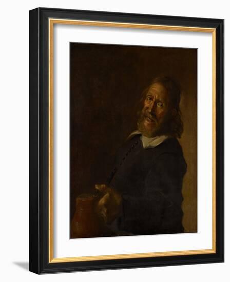 The Laughing Toper, 18th Century-Frans Hals-Framed Giclee Print