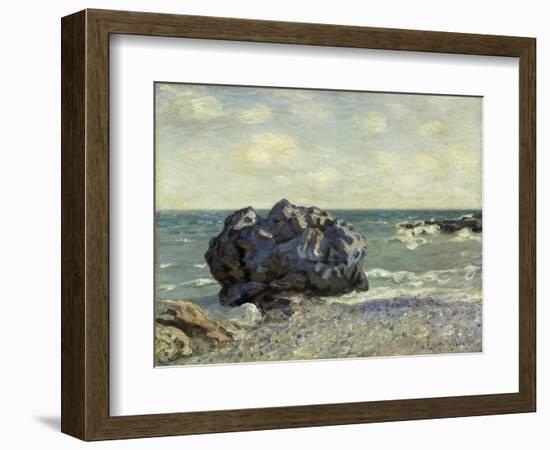 The Laugland Bay, Rock, 1897-Alfred Sisley-Framed Giclee Print