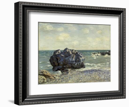 The Laugland Bay, Rock, 1897-Alfred Sisley-Framed Giclee Print