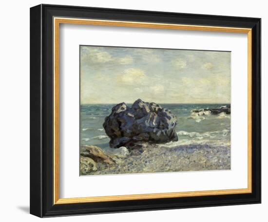 The Laugland Bay, Rock, 1897-Alfred Sisley-Framed Giclee Print