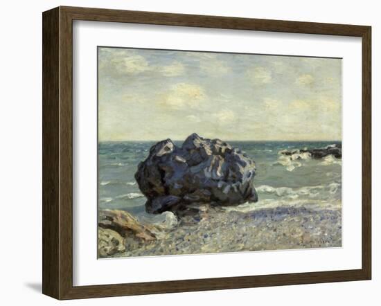 The Laugland Bay, Rock, 1897-Alfred Sisley-Framed Giclee Print