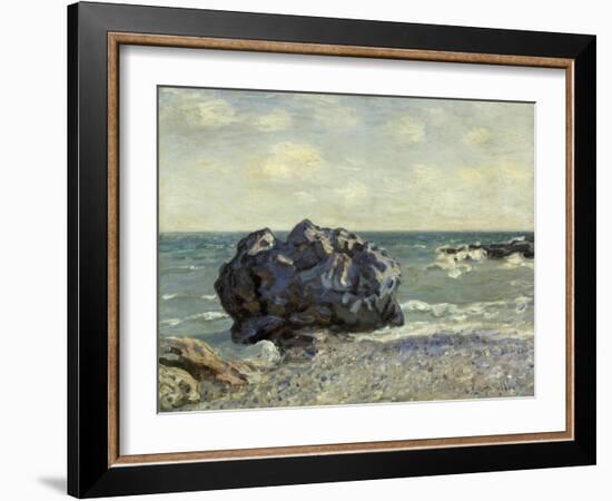 The Laugland Bay, Rock, 1897-Alfred Sisley-Framed Giclee Print