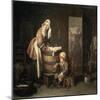 The Laundress, 1730S-Jean-Baptiste Simeon Chardin-Mounted Giclee Print