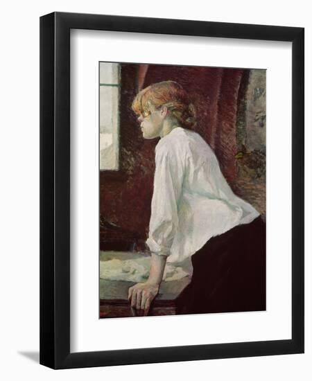 The Laundress, 1889-Henri de Toulouse-Lautrec-Framed Giclee Print