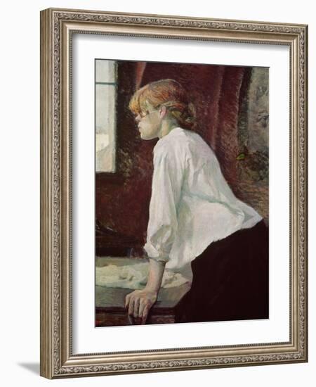 The Laundress, 1889-Henri de Toulouse-Lautrec-Framed Giclee Print