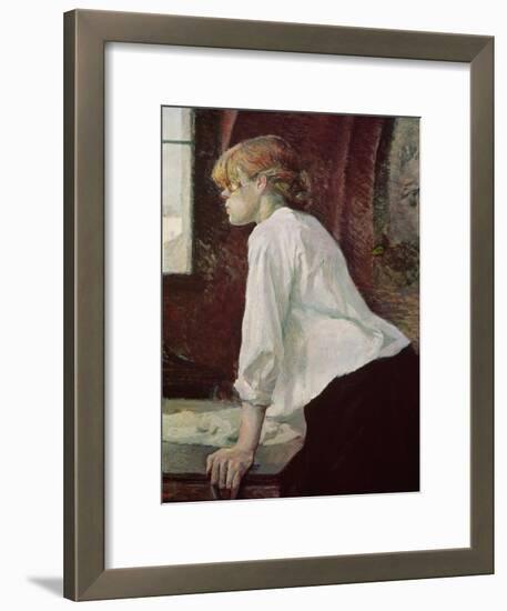 The Laundress, 1889-Henri de Toulouse-Lautrec-Framed Giclee Print