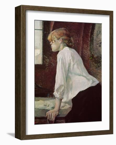 The Laundress, 1889-Henri de Toulouse-Lautrec-Framed Giclee Print