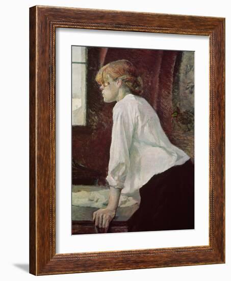 The Laundress, 1889-Henri de Toulouse-Lautrec-Framed Giclee Print