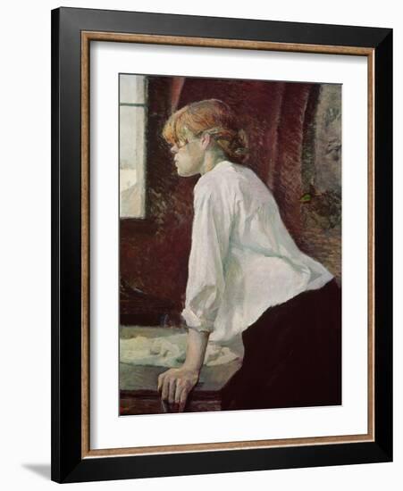 The Laundress, 1889-Henri de Toulouse-Lautrec-Framed Giclee Print