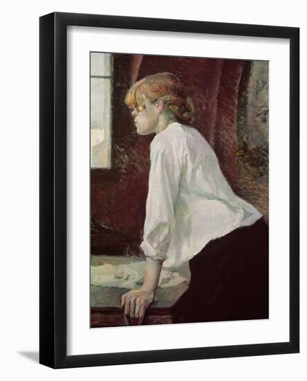 The Laundress, 1889-Henri de Toulouse-Lautrec-Framed Giclee Print