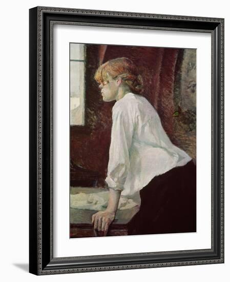 The Laundress, 1889-Henri de Toulouse-Lautrec-Framed Giclee Print