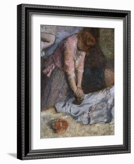 The Laundresses, c.1884-Edgar Degas-Framed Giclee Print