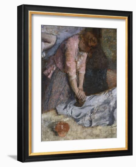 The Laundresses, c.1884-Edgar Degas-Framed Giclee Print