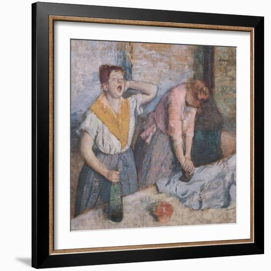 The Laundresses, circa 1884-Edgar Degas-Framed Giclee Print