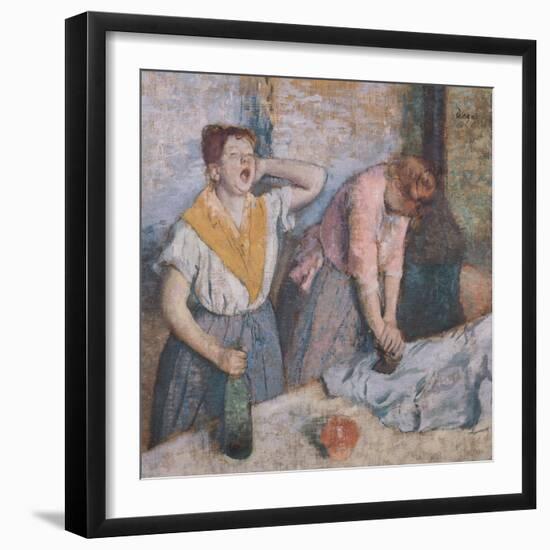 The Laundresses, circa 1884-Edgar Degas-Framed Giclee Print