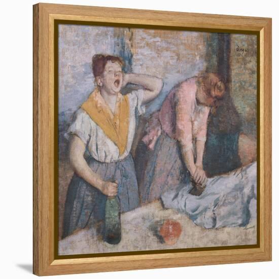 The Laundresses, circa 1884-Edgar Degas-Framed Premier Image Canvas