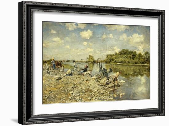 The Laundry; La Lavandaie, 1874-Giovanni Boldini-Framed Giclee Print